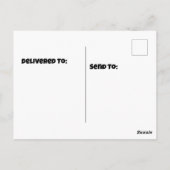 Alaska eland haardvormige achtergrond briefkaart (Achterkant)