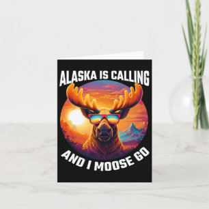 Alaska Eland Toeristische Reis Grappige Eland Avon Kaart