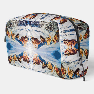  Alaska eskimo Malamute sled race Toilettasje