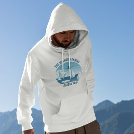 Alaska Familie Vakantie Custom Cool Ocean Hoodie