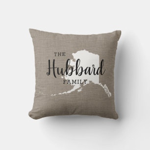 Alaska Family Monogram State Sierkussen