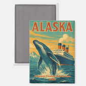 Alaska Family Reunion Cruise Magneet (Voorkant / Achterkant)