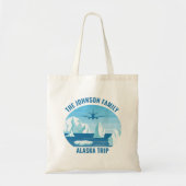 Alaska Family Trip aangepaste gletsjer Tote Bag (Voorkant)
