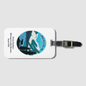 Alaska Family Vacation Cruise Monogram Bagagelabel (Voorkant (horizontaal))