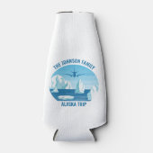Alaska Family Vacation Custom Blue Glacier Flesjeskoeler (Voorkant)