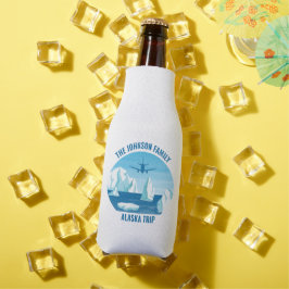 Alaska Family Vacation Custom Blue Glacier Flesjeskoeler