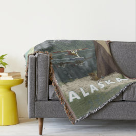 Alaska Fans Struik Plane Cottage Hunting Lodge Deken