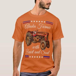 Alaska Farmer Retro T-shirt