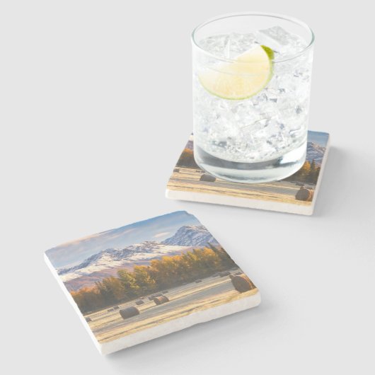 Alaska Farming Stenen Onderzetter (Zijkant)