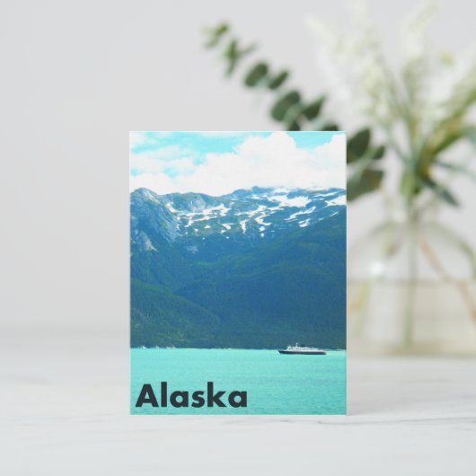 Alaska Ferry Briefkaart (Staand voorkant)