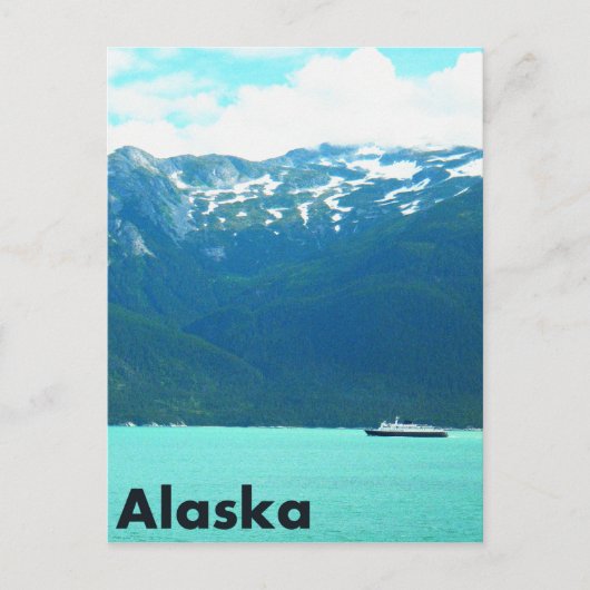 Alaska Ferry Briefkaart (Voorkant)