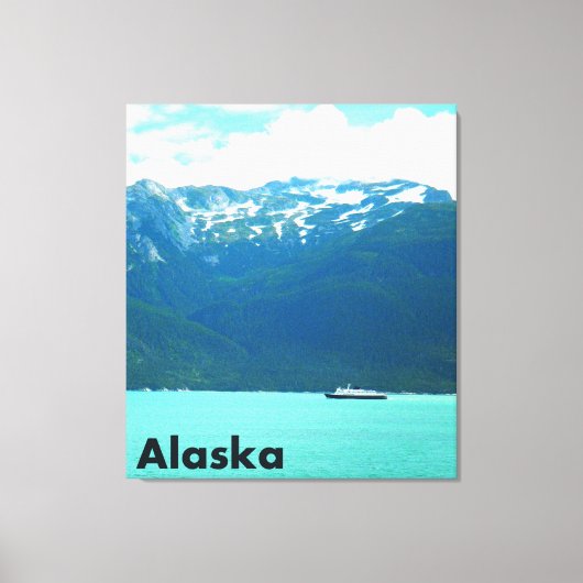 Alaska Ferry Canvas Afdruk (Voorkant)