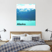 Alaska Ferry Canvas Afdruk (Insitu (Slaapkamer))