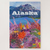 Alaska Fireweed Jigzaag Puzzle Legpuzzel (Verticaal)