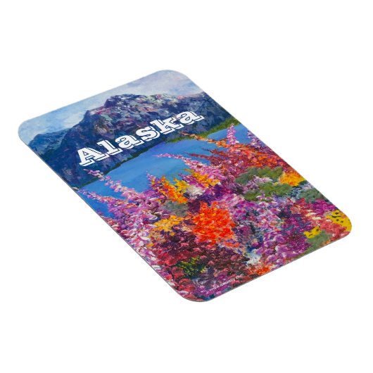 Alaska Fireweed Magnet Magneet (Rechterzijde)