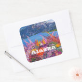 Alaska FireweedSticker Vierkante Sticker (Envelop)