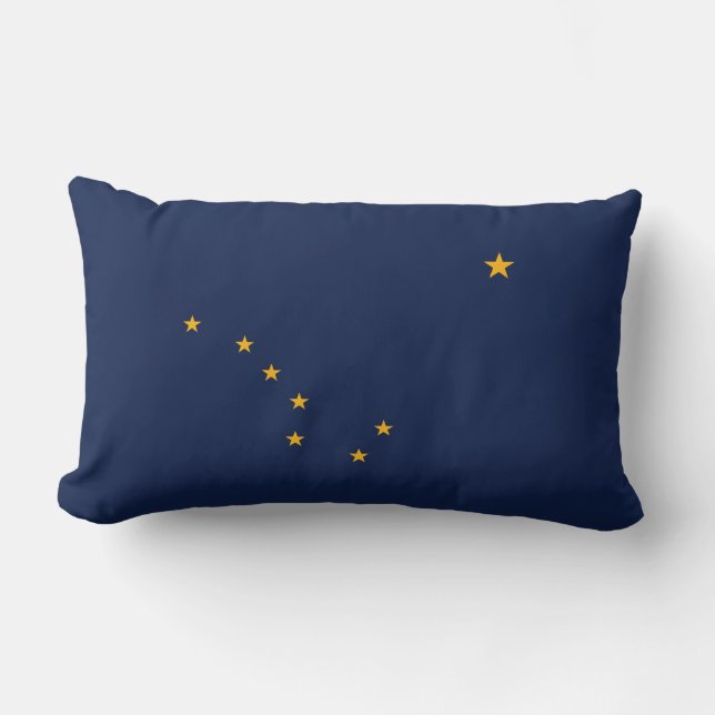 Alaska Flag American MoJo Pillow Kussen (Voorkant)