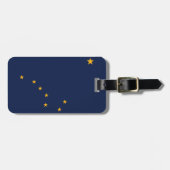 Alaska Flag Bagagelabel (Voorkant horizontaal)