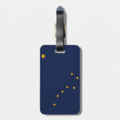 Alaska Flag Bagagelabel (Achterkant verticaal)