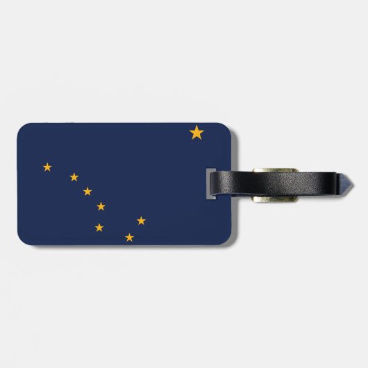 Alaska Flag Bagagelabel (Achterkant horizontaal)