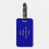 ALASKA FLAG BAGAGELABEL (Achterkant verticaal)