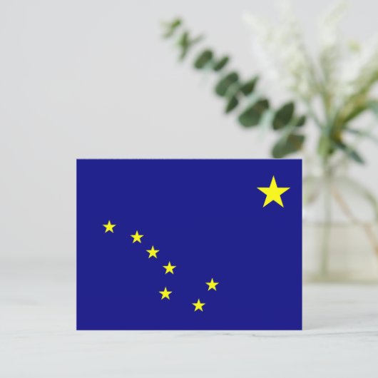 Alaska Flag Briefkaart (Staand voorkant)