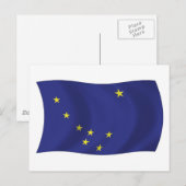 Alaska Flag Briefkaart (Voorkant / Achterkant)