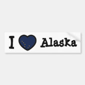 Alaska Flag Bumpersticker (Voorkant)