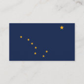 Alaska Flag Elegant Visitekaartjes/Verenigde State Visitekaartje (Voorkant)