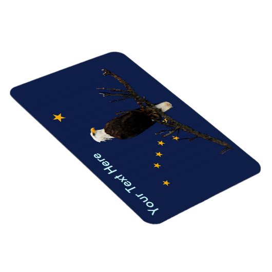 Alaska Flag en Eagle Magneet (Rechterzijde)