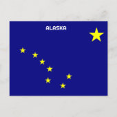 Alaska Flag Feestdagenkaart (Voorkant)