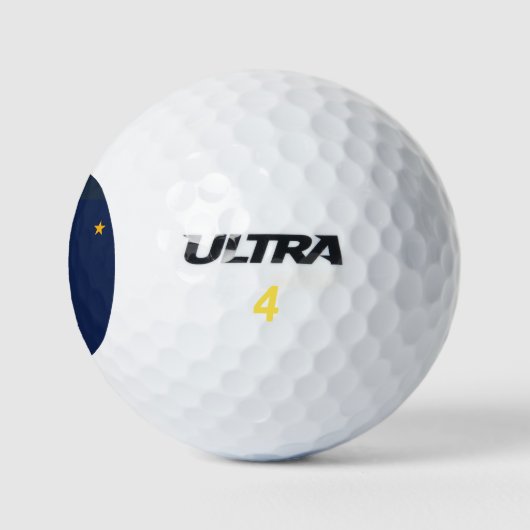 ALASKA FLAG GOLFBALLEN (Logo)
