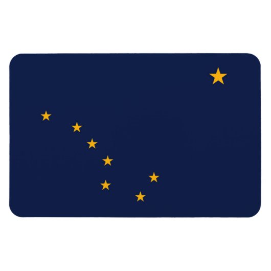 Alaska Flag Magneet (Horizontaal)