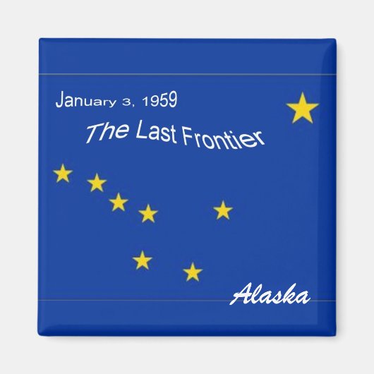 Alaska Flag Magnet (Voorkant)