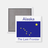 Alaska Flag Magnet (Voorkant / Achterkant)