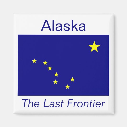 Alaska Flag Magnet (Voorkant)
