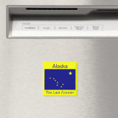 Alaska Flag Magnet (Insitu (Vaatwasser))