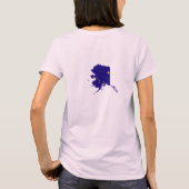 Alaska Flag Map T-shirt (Achterkant)