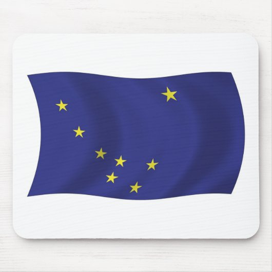 Alaska Flag Mousepad Muismat (Voorkant)