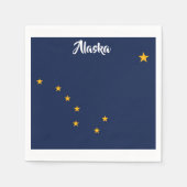 Alaska Flag Napkins Servet (Voorkant)