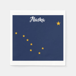 Alaska Flag Napkins Servet
