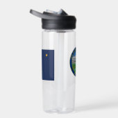 Alaska Flag, Patriotic USA, Alaska Waterfles (Rechts)