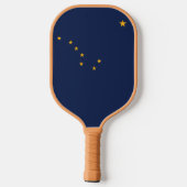 Alaska Flag Pickleball Paddle (Achterkant)