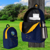 Alaska Flag rugzak, Verenigde Staten & Alaska tas, Bedrukte Rugzak