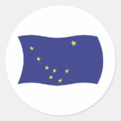 Alaska Flag Sticker (Voorkant)