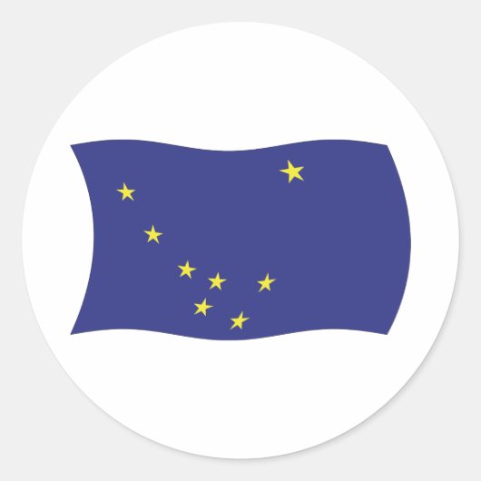 Alaska Flag Sticker (Voorkant)