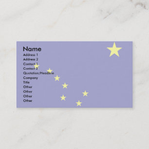 Alaska Flag Visitekaartje