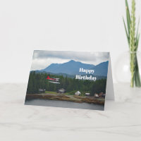 Alaska Floatplane Landscape Photo Birthday