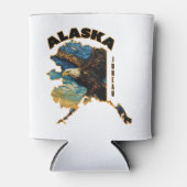 Alaska Flying Eagle Adventure T-shirt Blikjeskoeler (Voorkant)