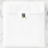 Alaska Flying Eagle Adventure T-shirt Hart Sticker (Tas)